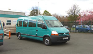 Adapt North East new minibus